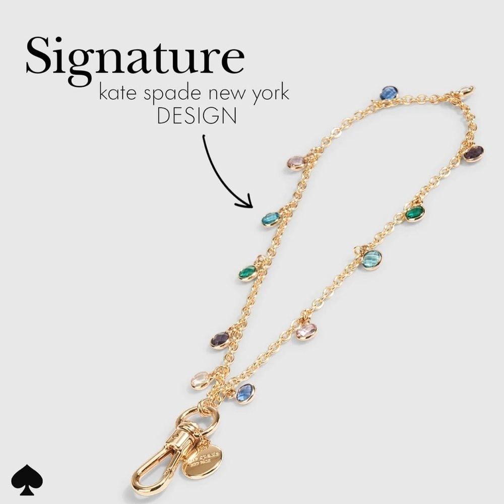 kate spade Phone Charm Bracelet in High Shine. Fits All Phones. - Picture 6 of 10